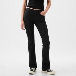 NWT Old Navy Black Kicker Boot Cut High Waisted Stretch Denim Jeans Women’s 12